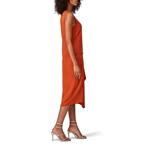 Zero + Maria Cornejo Iro Orange Dress - Picture 2 of 6
